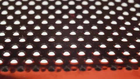 Steel grater macro Stock Footage 140312240