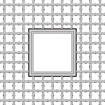 Steel grating Illustrazione stock