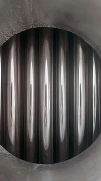 Steel Heat Exchanger Tubes Displayed in a Close-Up View Highlighting Their .. Stock Photos
