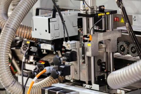 Steel machine Foto stock