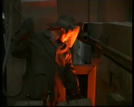 Steel maker  Stock Footage 484571