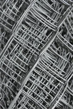 Steel mesh in multiple layers Stock Photos