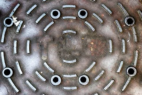 Steel metal repeating pattern texture Stock Photos