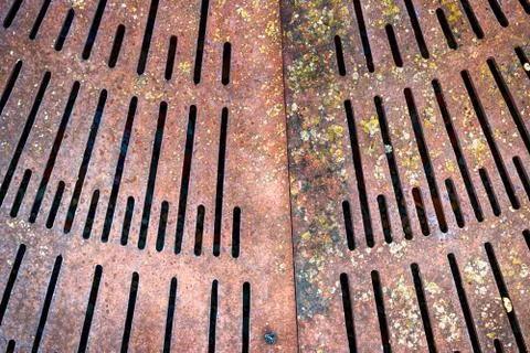 Steel metal repeating pattern texture Stock Photos