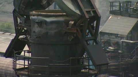 Steel Mill B-Roll Stock Footage 40750178