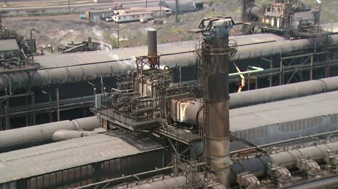 Steel Mill B-Roll Stock Footage 40750187