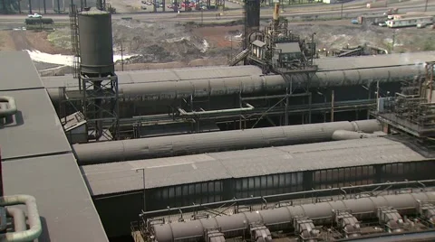 Steel Mill B-Roll Stock Footage 40750196