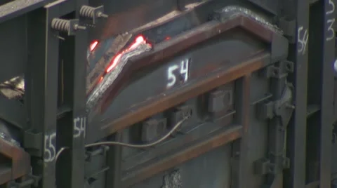 Steel Mill B-Roll Stock Footage 40750488