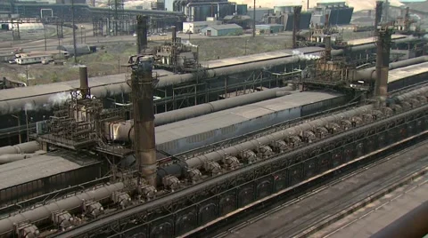 Steel Mill Broll Stock Footage 40750520