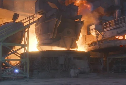 Steel Mill.10 Stock Footage 710447