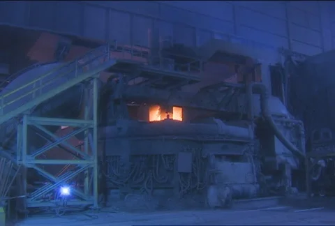 Steel Mill.11 Stock Footage 710443