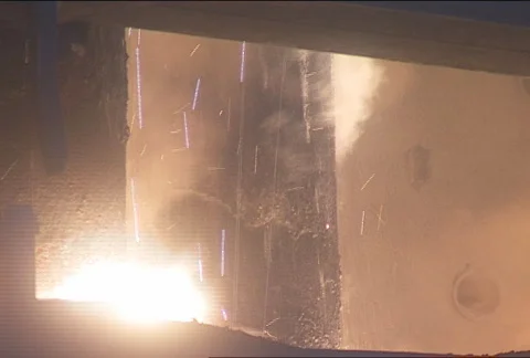 Steel Mill.12 Stock Footage 710445