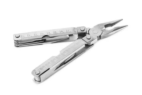Steel multitool Steel multitool isolated on white background Copyright: xZ... Stock Photos