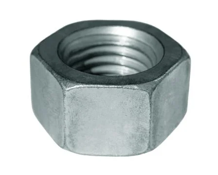 Steel nut. Stock Photos