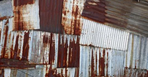 Steel panel Foto stock