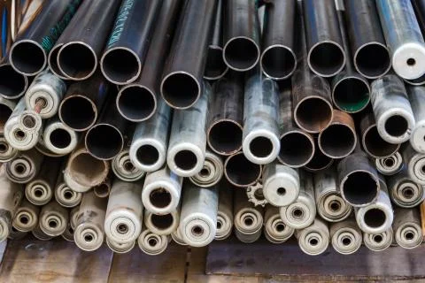 Steel pipe Stock Photos