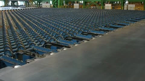 Steel production Stock Footage 12252289