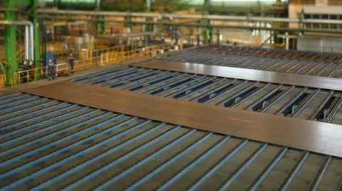 Steel production Stock Footage 12257130