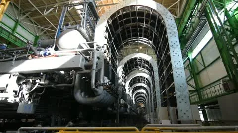 Steel production Stock Footage 12260209