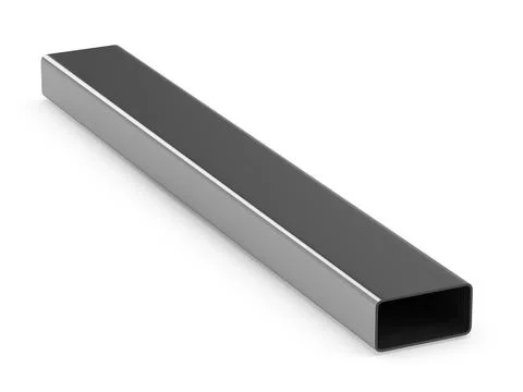 Steel rectangular tube Stockillustratie