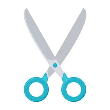 Steel Scissors Icon Stock Illustration