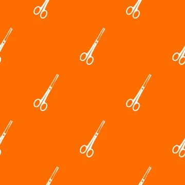 Steel scissors pattern seamless Illustrazione stock