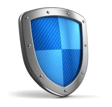 Steel shield Stock Illustration