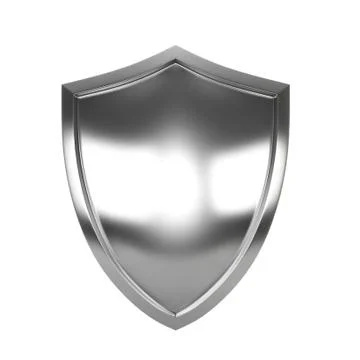 Steel shield Stock Illustration