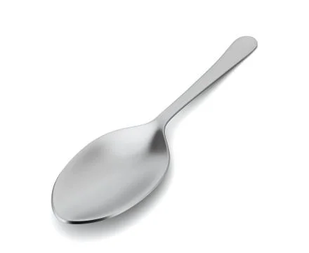 Steel spoon Stock Illustration