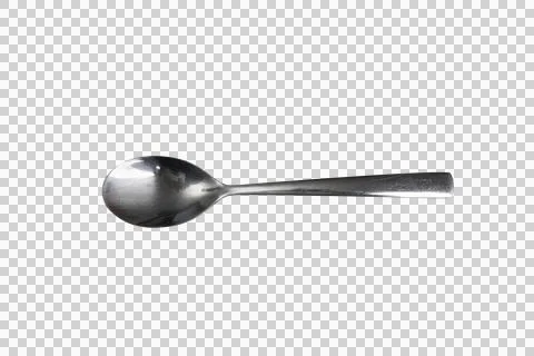 A steel spoon Stock Photos