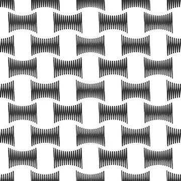 Steel spring pattern seamless vector Stock Illustration