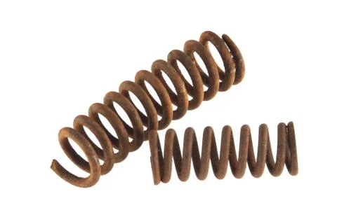 Steel spring. Stock Photos