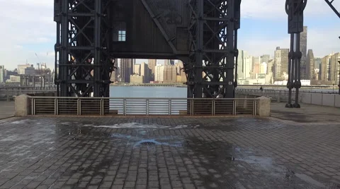 Steel Structure Fly Through Video stock 61742543