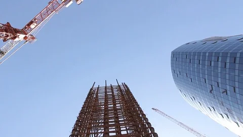 Steel structure Stock Footage 77100787