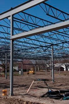 Steel Structure Frame Stock Photos
