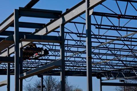 Steel Structure Frame Stock Photos