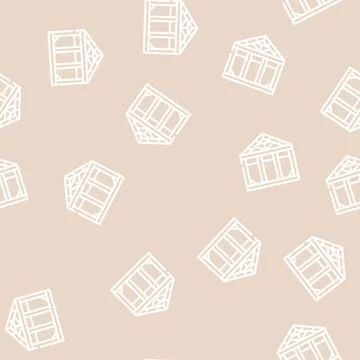 Steel structure line vector seamless pattern 스톡 일러스트