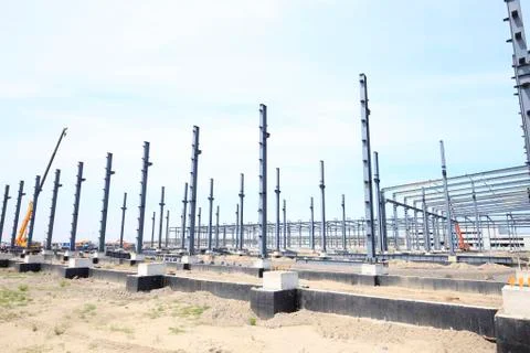 The steel structure Stock Photos