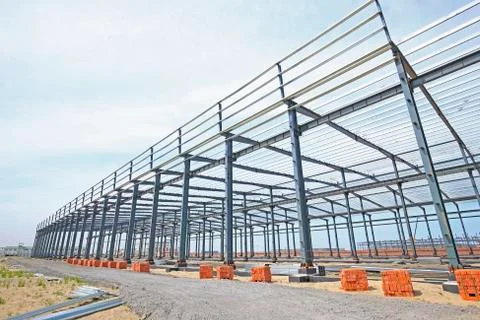 The steel structure Stock Photos