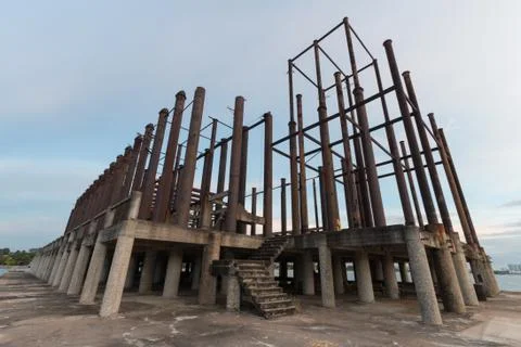 The steel structure Stock Photos