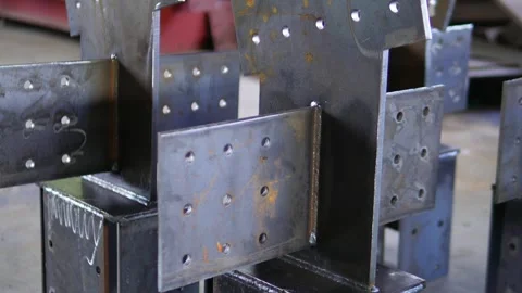 Steel structures, metalwork, and welding Stock Footage 320290660