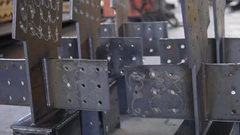 Steel structures, metalwork, and welding Stock Footage 320290674
