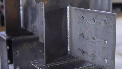 Steel structures, metalwork, and welding Stock Footage 320290690
