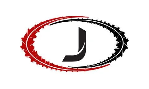 Steel Supply Initial J Stock-Illustration