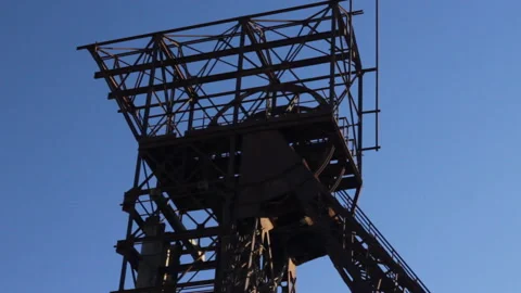 Steel Tower Stock Footage 91771225