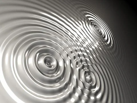 Steel waves Stock Illustration