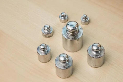 Steel weights Foto stock