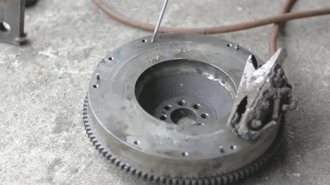 Steel welding work Stock Footage 159471449