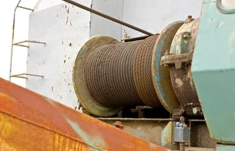Steel wire cable Foto stock