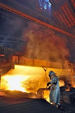 Steel worker Stock Photos